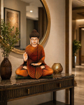The Serene Blessing Buddha (Orange)