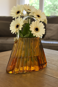 Amber Arc Vase