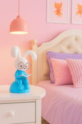 Blossom Blue Bunny Reading