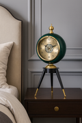 Timeless Sphere Tripod Table Clock - Green