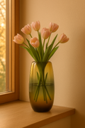 Smoky Amber Vase - Medium