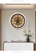 Snow Frame Gear Dial Clock