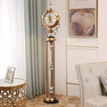 Imperial Crystal Column Clock