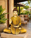 The Serene Blessing Buddha (Mustard )