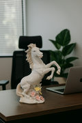 Thunder Horse Porcelain Figurine