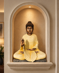 The Serene Blessing Buddha (yellow)